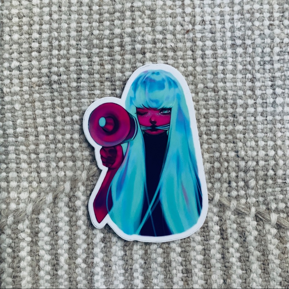 Frame 8”x8” + Pin/Sticker -Let Your Voice Be Heard - Picture 8 of 8
